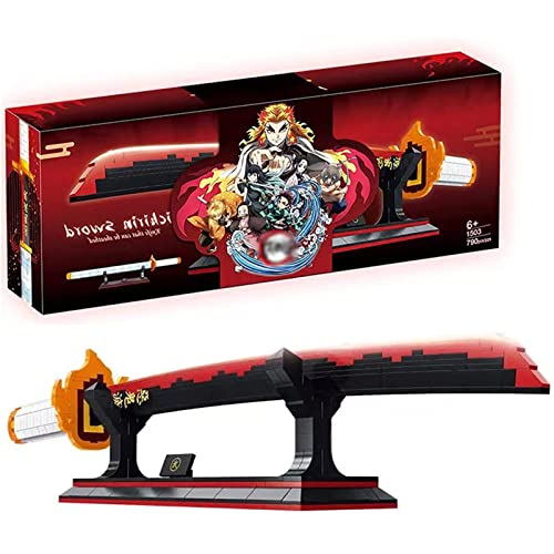 Ninja Katana Bausatz Ninja Weapons Modellbausatz Bauspielzeug Klemmbausteine Spielzeugschwert Sword Mit Schwertständer…