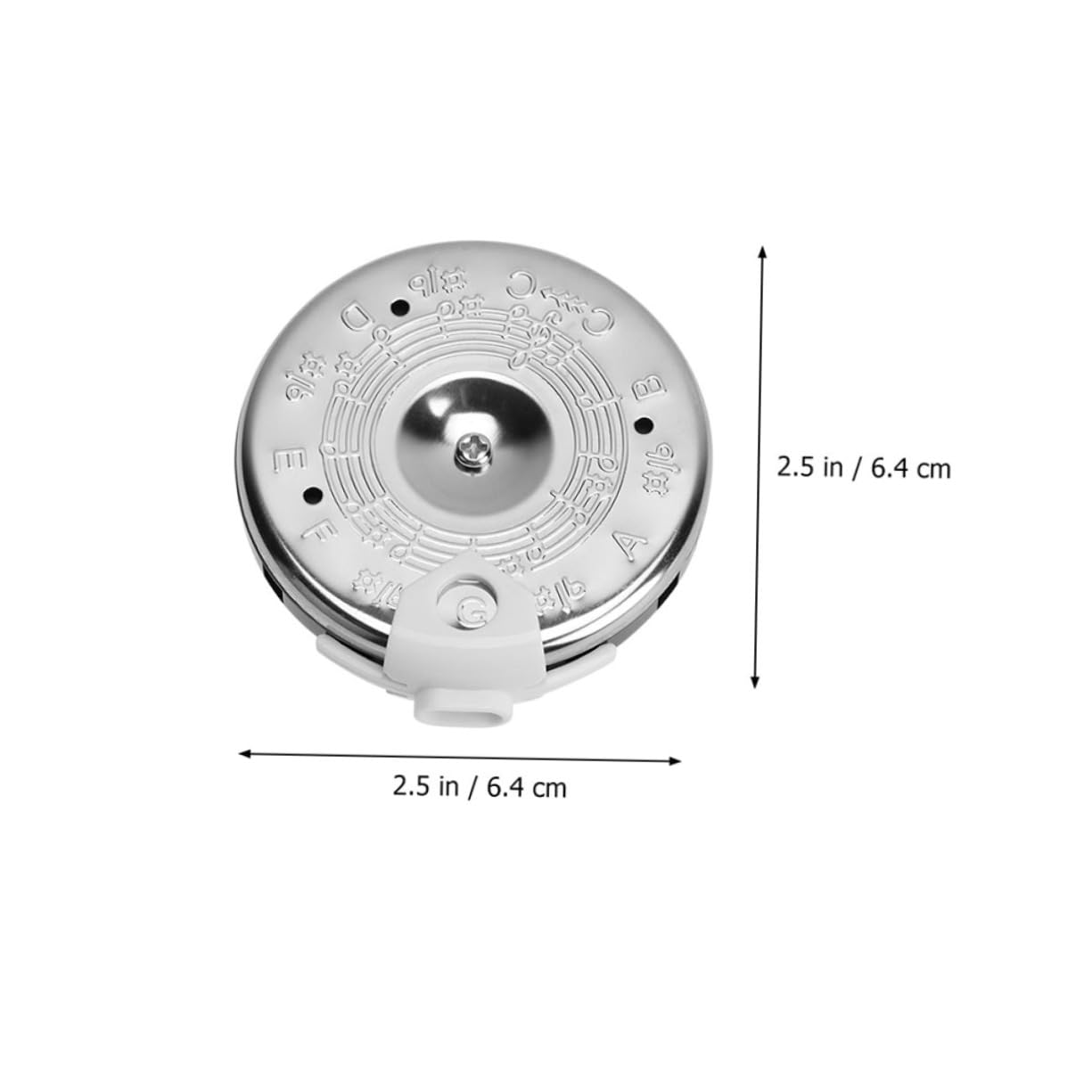 Abaodam 6piezas Sintonizador De Tubo De Afinación C-c Afinador Para Guitarra Violín y Ukelele De De