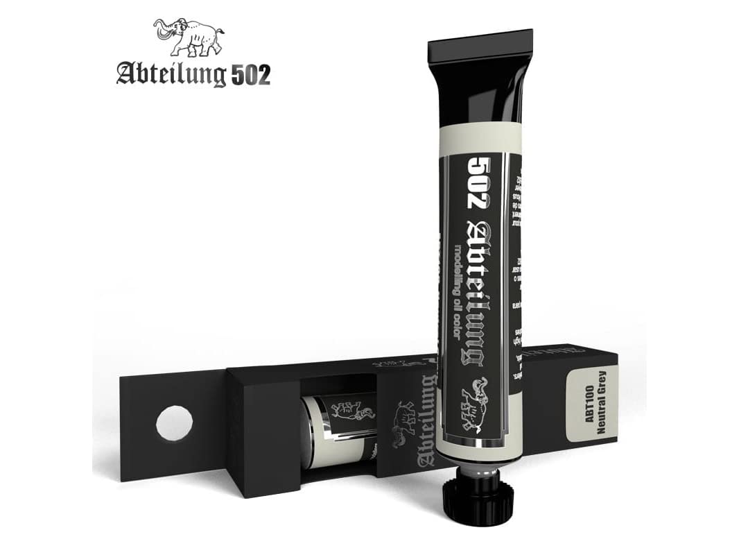 Ak Interactive Neutral Grey Abteilung 502 Oil Color Abt100 (20Ml Tube)
