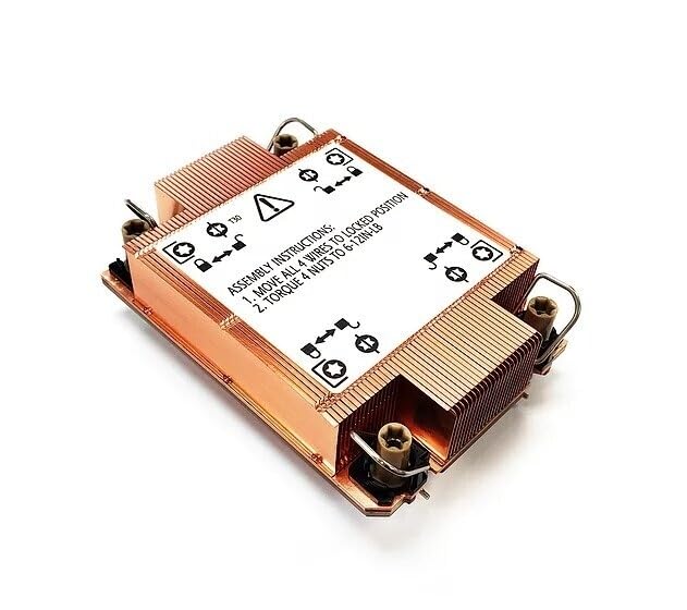 N10 1U Passive Server Heatsink Full Copper VC Vapor Chamber LGA4189 Socket P4/P5 205W TDP for Intel Xeon Servers