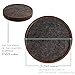 Wood Coaster for Drinks, 4.3 Inch, Set of 6, Absorbent and Insulation Felt Stackable Cup Holders, Coasters for Wooden Table, Designed by S1EGAN