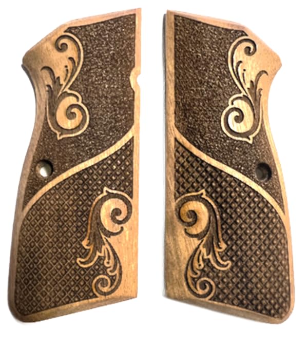 Amazon.com : Browning HP, Girsan MC35, EAA and Clone Walnut Grips