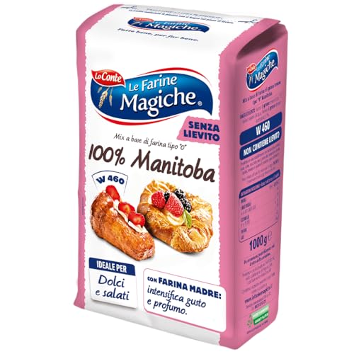 Le Farine Magiche Farina 100% Manitoba - Confezione da 5 x 1 kg