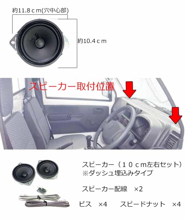 ★即納！★未使用★キャリィ エブリィ ラジオAM/FM スピーカー内蔵 ☆即納！☆未使用☆キャリィ エブリィ ラジオAM/FM スピーカー内蔵