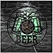 hxjie Birra Decorazione Appeso a Parete Decorazione Festa Orologio Orologio Bar Club Decorazione Birra Luminosa Arte Orologio da Parete in Vinile Regalo da Uomo