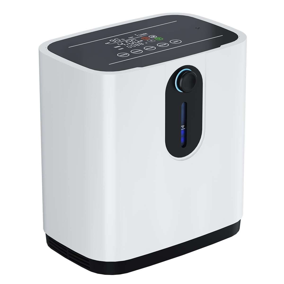 Koncentrator Tlenu 1-7L/min Sterowanie Głosowe Nebulizator Filtr Mywalny | Tlen 1-7L/min, sterowanie głosowe, pilot 5-8m, nebulizator, jony ujemne, filtr mywalny, uszczelki, praca ciągła.