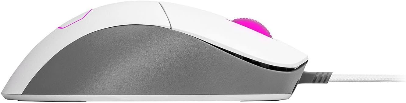 Cooler Master MM730 RGB-LED Ultralight 48g Wired Gaming Mouse - 16K DPI PMW3389 Optical Sensor, 70 Million Click Optical Switches, MasterPlus+ (32K DPI, PC only), Ergonomic - Matte Black