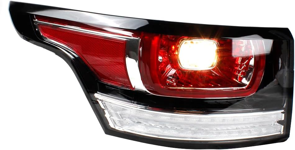 Left Driver Side Rear Tail Lights Lamp Fit for 2014 2015 2016 2017 Land Rover Range Rover Sport L494, LED, Turn Signal, Reverse Lights Lamp, Rear Brake Lamps, LR061589