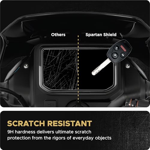 Image of Spartan Shield Digital Cluster Screen Guard For HERO XTREME 160R 4V Bike 2025 || 4.2-inch Color LCD Display Protector || Anti Scratch | Water Resistant | HD Clear | Bubble Free Installation | Xtreme160 R Instrument Cluster Console Accessory [Not Tempered Glass]
