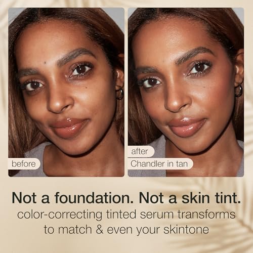 Image of tarte CC tinted serum - Color-Correcting Tinted Serum, Color-Changing Shade-Matching Adaptisphere Technology, Lightweight Coverage, Waterproof, 16HR Wear, vegan & cruelty-free, medium