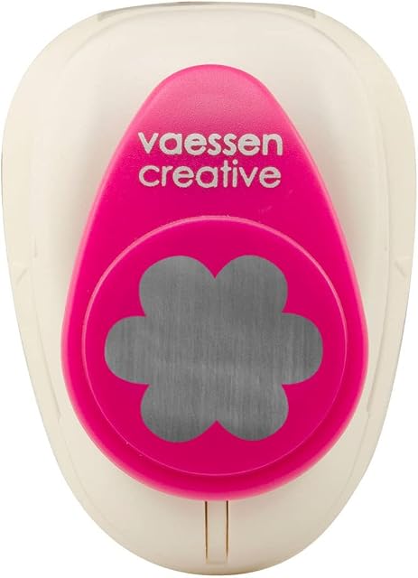 Vaessen Creative Craft Paper Punch Flower Motive Puncher, Multi-Colour, 25 x 22.8 mm