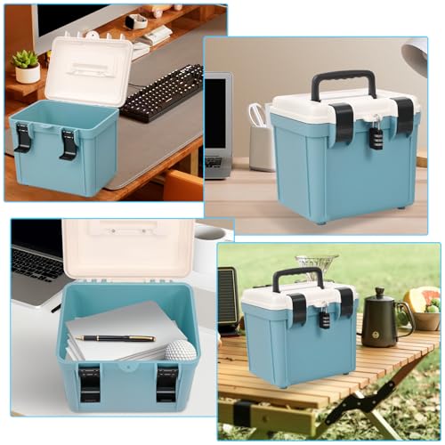 Boîte de rangement verrouillable 4 Litres avec serrure à combinaison - 6