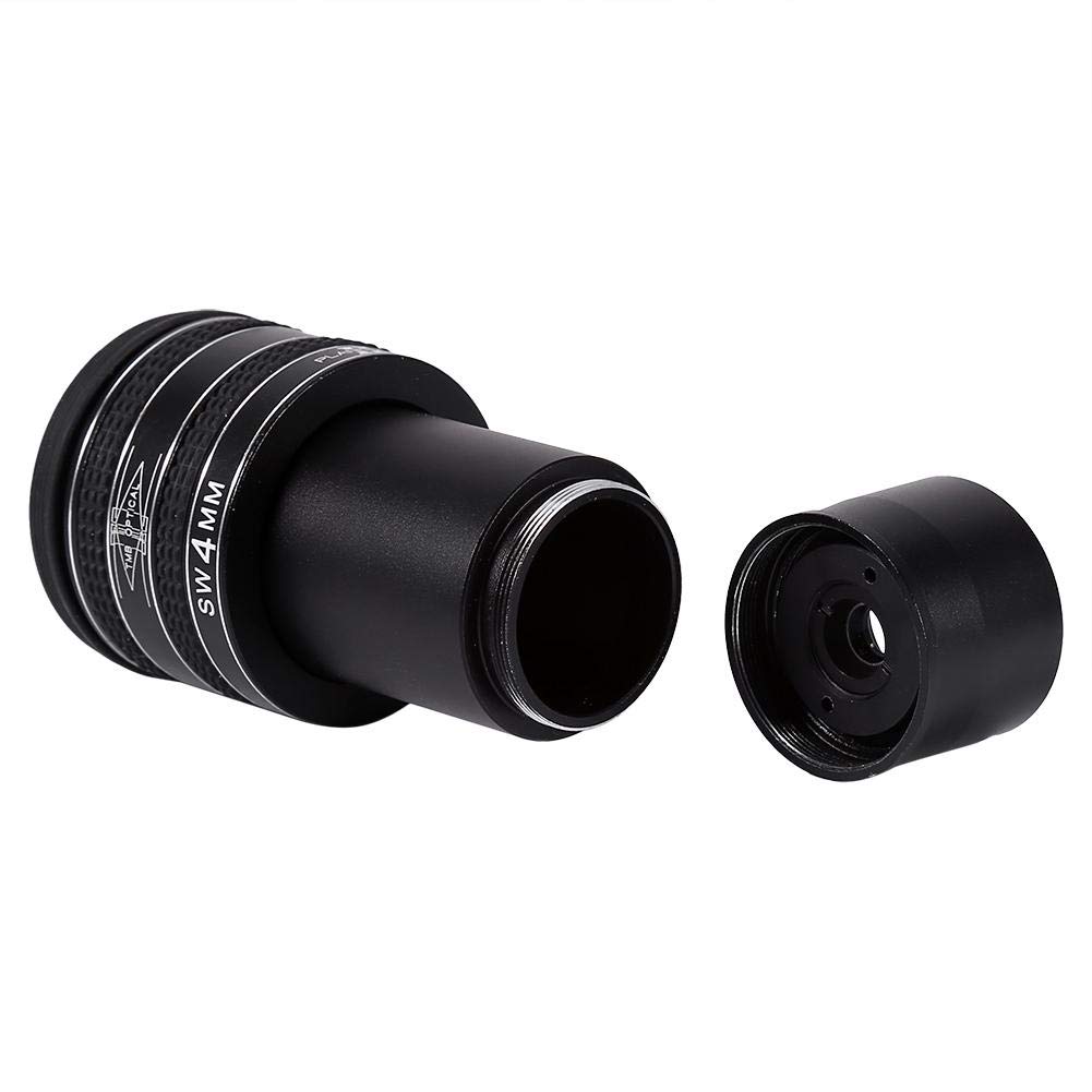 Goshyda Ocular planetario de 1.25 "4MM 58 Grados, Ocular telescópico de Lentes Verdes con Revestimiento múltiple para observación planetaria