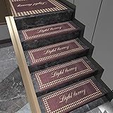 Angenehmes Gefühl: Zus?tzliche Traktion, Unsere Innentreppenstufen Tragen Dazu Bei, Das Rutschrisiko Auf Den Stufen Zu reduzieren! Ein Muss-haben Für Jedes Haus, Sie Sind Wundersch?n Gestaltet, Luxus Und überraschend Weich, D?mpfung Ihrer Fü?e Mit Einer Luxuri?sen Wolke Von komfort.