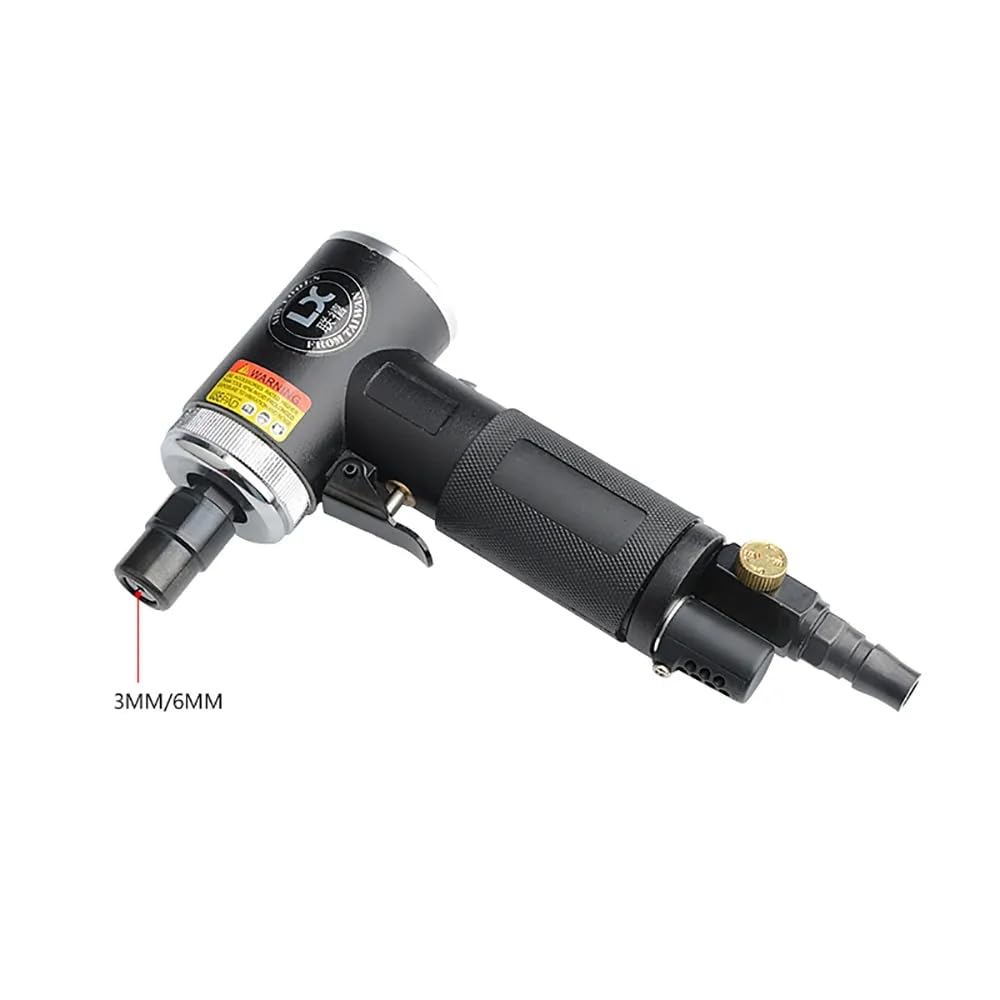 Pneumatic 90 Degree Elbow Grinder Right Angle Wind Mill Engraving Polishing Machine 3MM 6MM Air Mold Grinder Grinding Tool 4CFM
