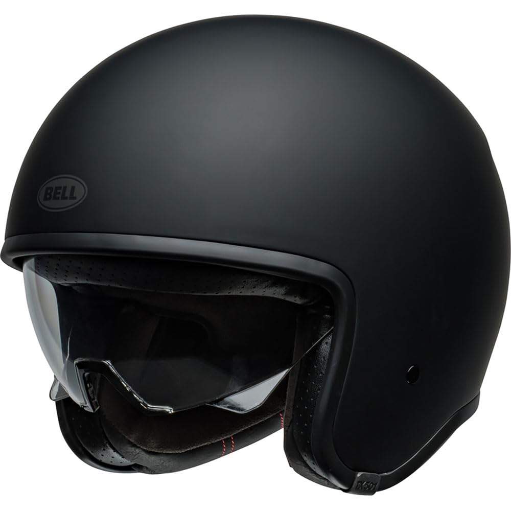 Bell TX-501 Solid ECE kask typu jet – tradycja i innowacja, nowoczesne funkcje, ochrona i komfort, dobra wentylacja, regulowane dopasowanie, idealny do MX i offroad, kolor: czarny matowy, rozmiar: XL