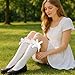 White Women Girl's Fashion Knee High Socks with Bow Womens Lace Ruffle Knee High Socks Girls Kawaii Lolita Stockings Cotton Bow Style Frilly Long Sock for Daily Wear Dating Performances Parties