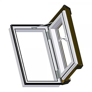 Atrium Dachfenster Kunststoff 55x78cm mit Eindeckrahmen