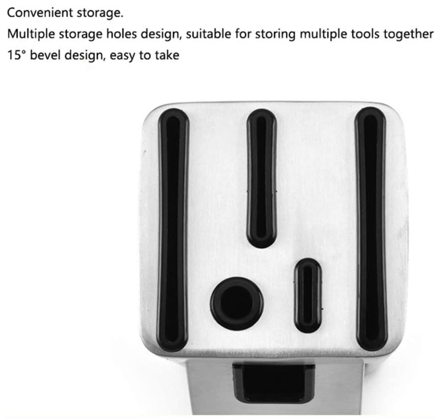 Bloque Cuchillos Cocina Moderno Bloque De Cuchillos Universal De Acero Inoxidable, Soporte para Cuchillos, Organizador De Almacenamiento, Herramienta De Cocina