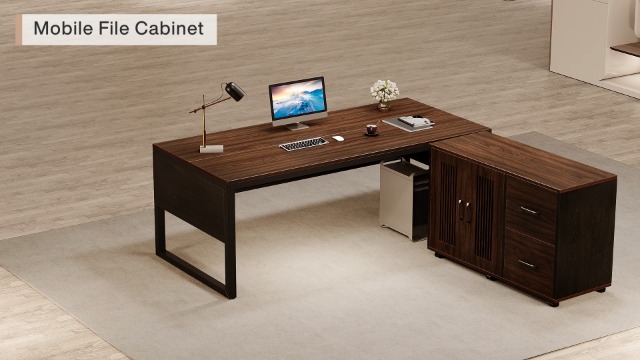 Amazon.com: Tribesigns 63-Inch L-Shaped Desk, Modern Executive