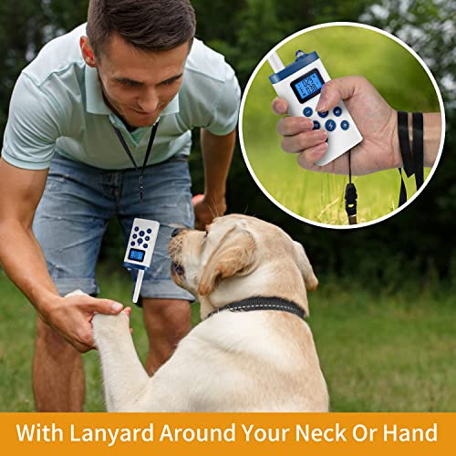 Petjoy Shock Collar With Remote And Auto Modes, Bark Collar For Large Dog, Bark Shock Collar With Beep, Vibration, Shock, Flashlight Ip67 Waterproof #TOP3