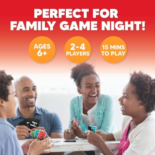 Image of Tickles Taco vs Burrito Strategy Card Game | Fast-Paced Funny Food Battle Strategy Game for Kids & Adults (Ages: 6+ Years, Players: 2-4)