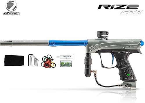 Miniatura 2 de Maddog Dye Rize CZR - Marcador de pistola de paintball completo automático con tanque 483000 HPA, Empire Halo Too Loader, máscara térmica Empire