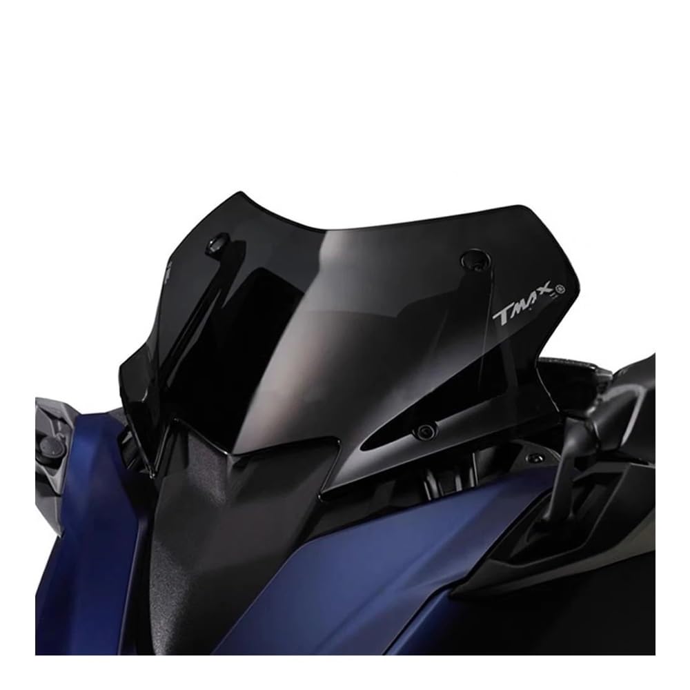 Parabrezza Moto Spoiler per T Max 530, Tmax530 2017-2019, T-Max 530, Bubble Parabrezza Vento Deflettore, Black, Policarbonato (PC), Per Motocicletta, Frontale