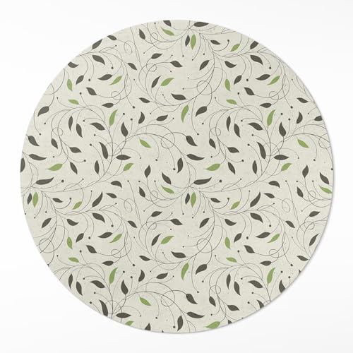 Tapis vinyle résistant à la rayure ø140 cm étanche pour cuisine