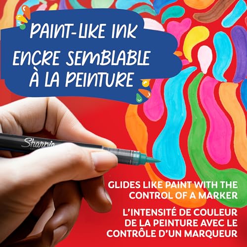 Image of Sharpie Creative Acrylic Markers - Brush Tip, Set of 2, 2196903