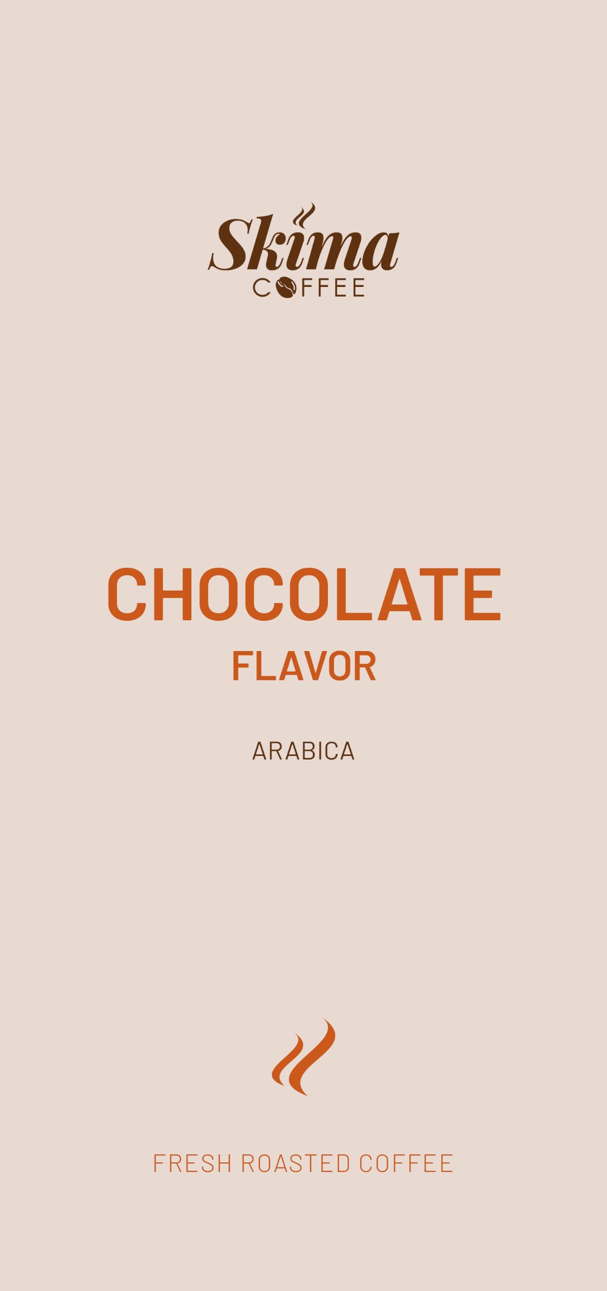 SkimaCoffee Café en grano aromatizado 2 x 1 kg PARAÍSO DE CARAMELO/PLACER DE CHOCOLATE