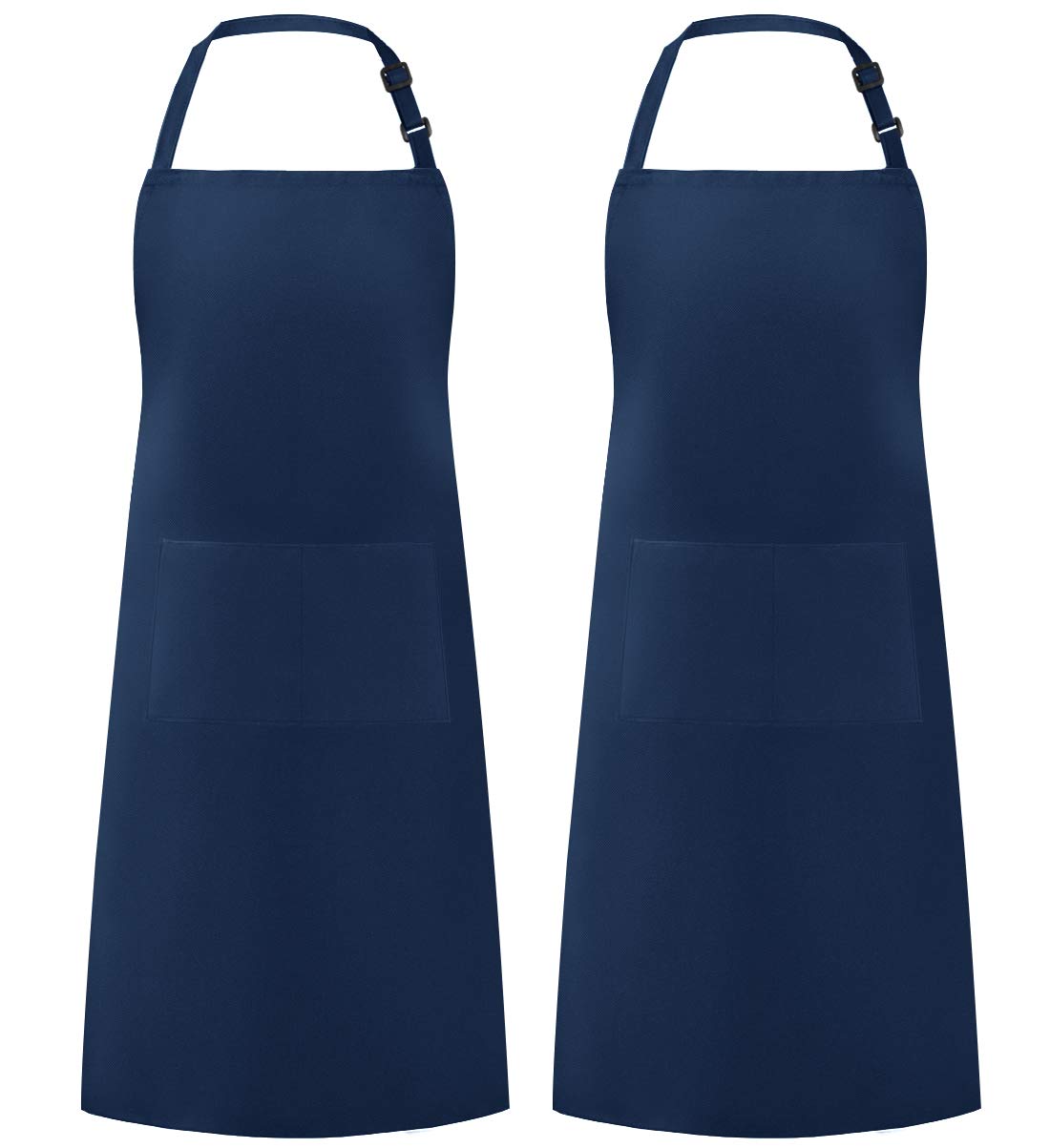 Syntus Apron for Men Women, Adjustable Cooking Kitchen Apron with 2 Pockets