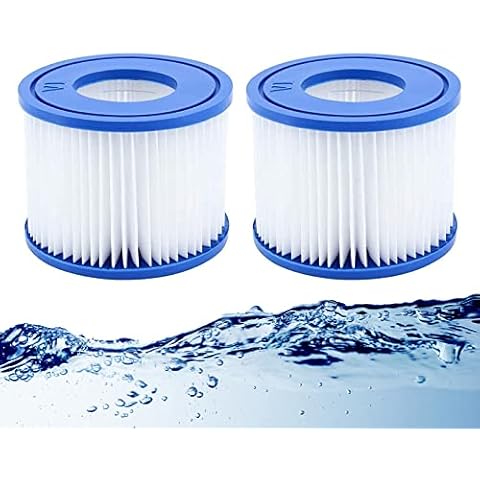 hot tub Filter, Replacement Hot Tub Filter Pool Filter Cartridge II for bestway Swimming Pool, Hot Tub, Miami, Vegas, Monaco, Palm Springs, 2 Filters (Number 1) Cover