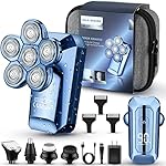LNKERCO Head Shavers for Bald Men, 5-in-1 Grooming Head Shaver Kit with Fast Charger, Electric Razor for Men Bald Head…