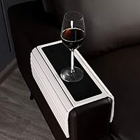 Vista 10 de GEHE Bandeja para Brazo de Sofá, Reposabrazos Flexible/Desplegable, Soporte para Tazas de Brazo de Sofá, Ideal para Bebidas, Snacks y Control
