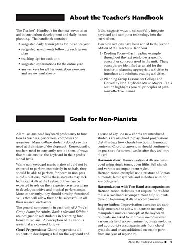 Alfred's Group Piano for Adults Teacher's Handbook, Bk 1 (Alfred's Basic Adult Piano Course) - Image 3