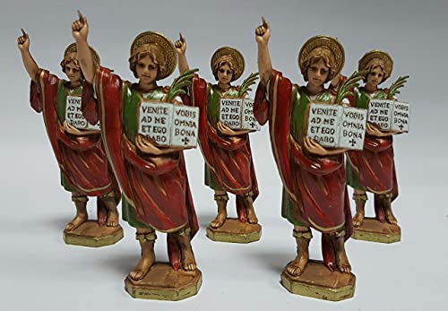 Arte Pesebre - Grupo de 5 San Pancracio en 10 cm.