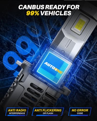 Image of AUTOONE 2026 Upgraded 9005 Headlight Bulbs, 1400% Bright 70000 Lumens HB3 Bulbs
