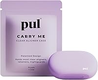 Vista 10 de Funda de retención PUL para alineadores Invisalign y Clear - Funda de alineador con cierre magnético, protector bucal y compatible con dentaduras