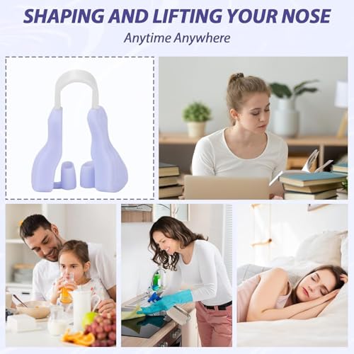 Image of Silicone Nose Shaper Clip for Nose Lift Appearance | Reusable Soft Nose Slimming Clip | Comfortable Nose Bridge Trainer | Lightweight Beauty Tool for Men & Women | Portable Nose Beauty Accessory