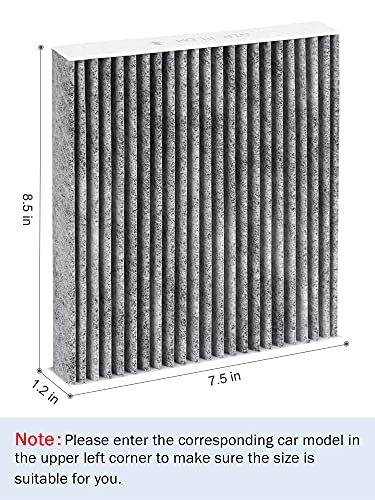 Kootek Premium Cabin Air Filter With Activated Carbon, Replacement For Toyota, Lexus, Scion, Cf10285, Cp285 #TOP1