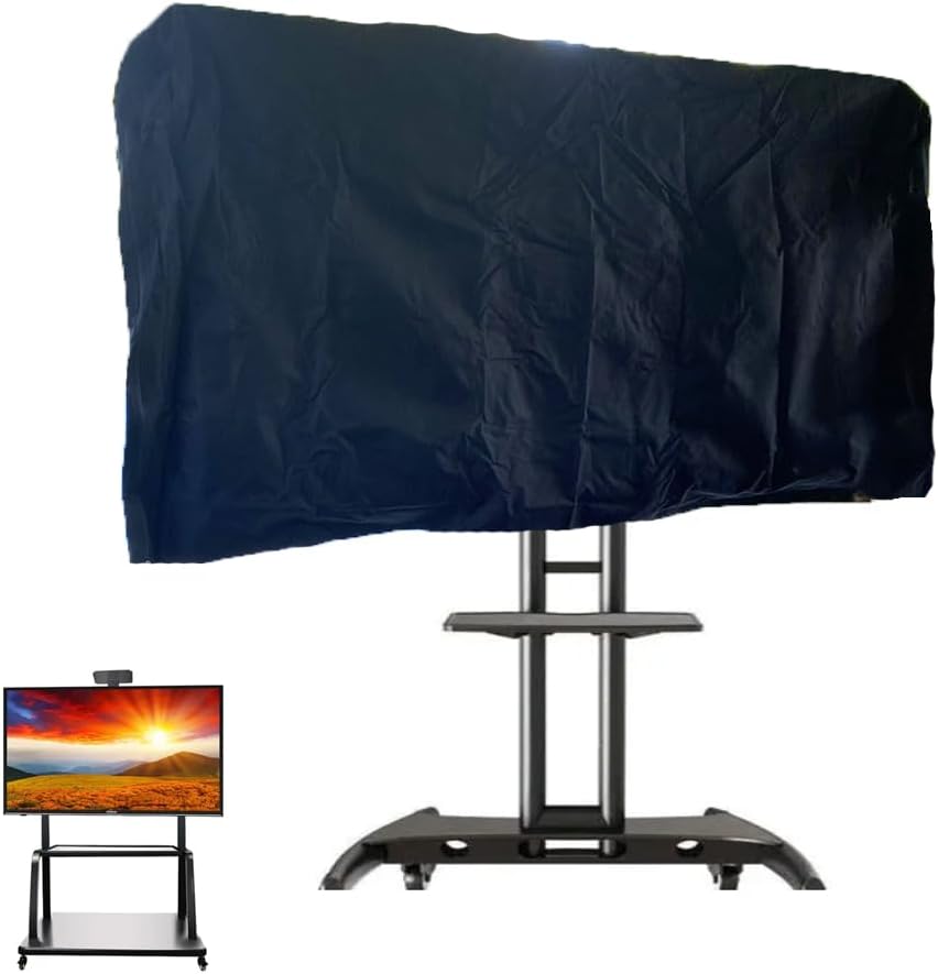 J&C Mobile TV Stand Cover Dustproof Waterproof TV Display Protectors Flat Screen Televisions Cover Furniture Cover for TV Accessories (57x7x31in)