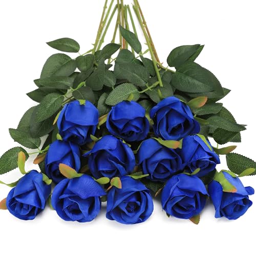 Tifuly Artificial Roses Fake Silk Flowers
