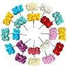 CCINEE 120 PCS Mini Paper Flowers,30mm in Assorted Colors Artificial Flowers for DIY Crafts Projects Scrapbooking Wedding Decorations Valentine 10 Colors #1