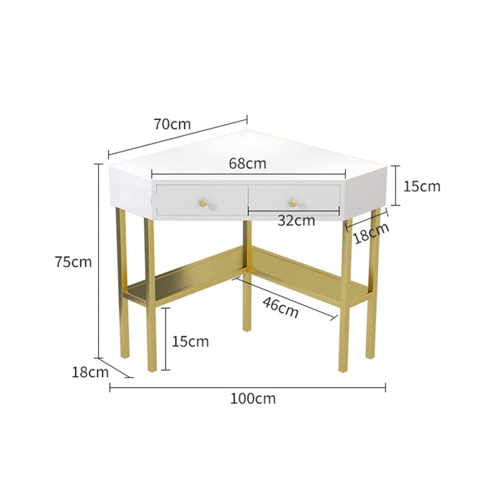 Modernes Make-up mit Fell-Finish, stilvolle Schlafzimmer-Kommode für Zuhause, Kleiderschrank, elegante Aufbewahrungslösung für Beauty-Essentials, schickes Design für jeden Raum