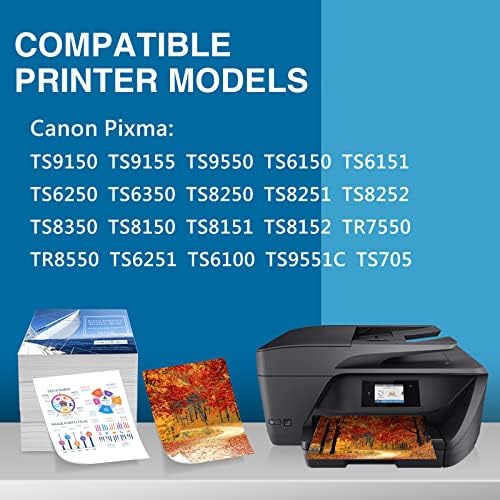 Paeolos Compatible with Canon CLI-581XXL printer cartridges for Canon Pixma  TR8550 TS6250 TS6150 TS9550 TR7550 TS8250 TR8500 TS6151 TS8251 TS8150  TS6251 TR75000 TS. 8151.: Amazon.de: Computer \u0026 Accessories
