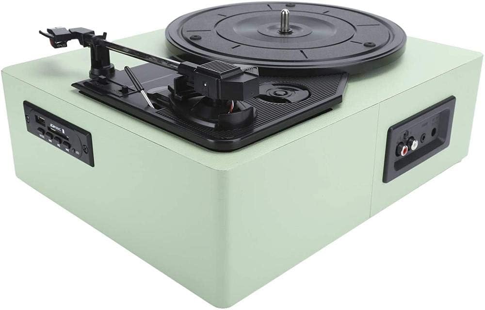 Vinyl Player Vintage,Vinyl Record Player Record Player 33/45/78 RPM 3.5Mm Output USB Dc 5V Audio Equipment Support 7/10/12 Inch Vinyl Records Gramophone