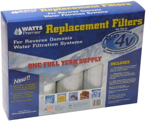 Miniatura 2 de Watts Premier 500124 Paquete anual de reemplazo de filtros de agua, juego de 5 piezas, blancoazul