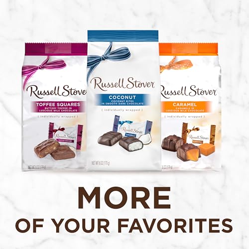 RUSSELL STOVER Dark Chocolate Coconut Candy Gift Bag, 6 oz. - Thumbnail 5