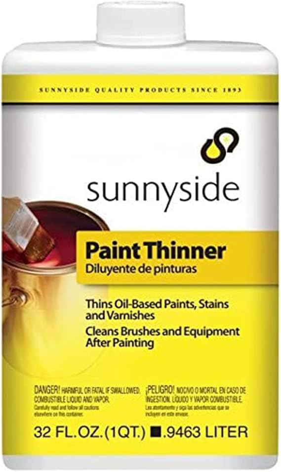 Sunnyside Paint Thinner, Cleaner and Degreaser, Quart, 70132
